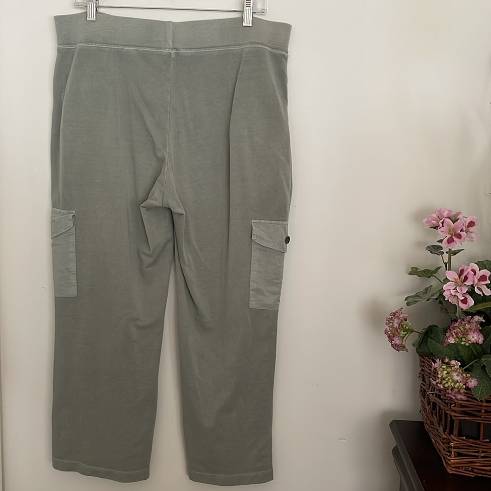 Talbots Drawstring Cropped Cargo Pants - image 3